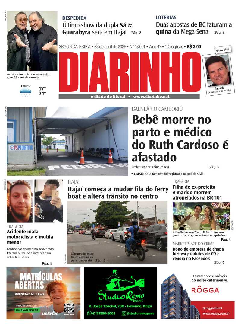 Capa do Jornal