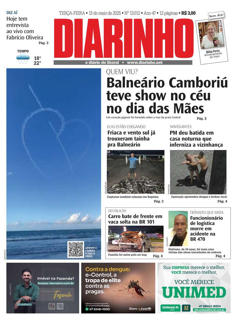 Capa do Jornal