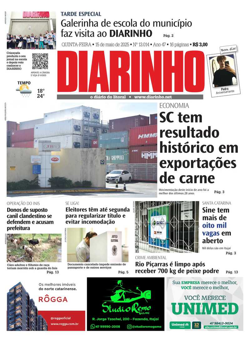 Capa do Jornal