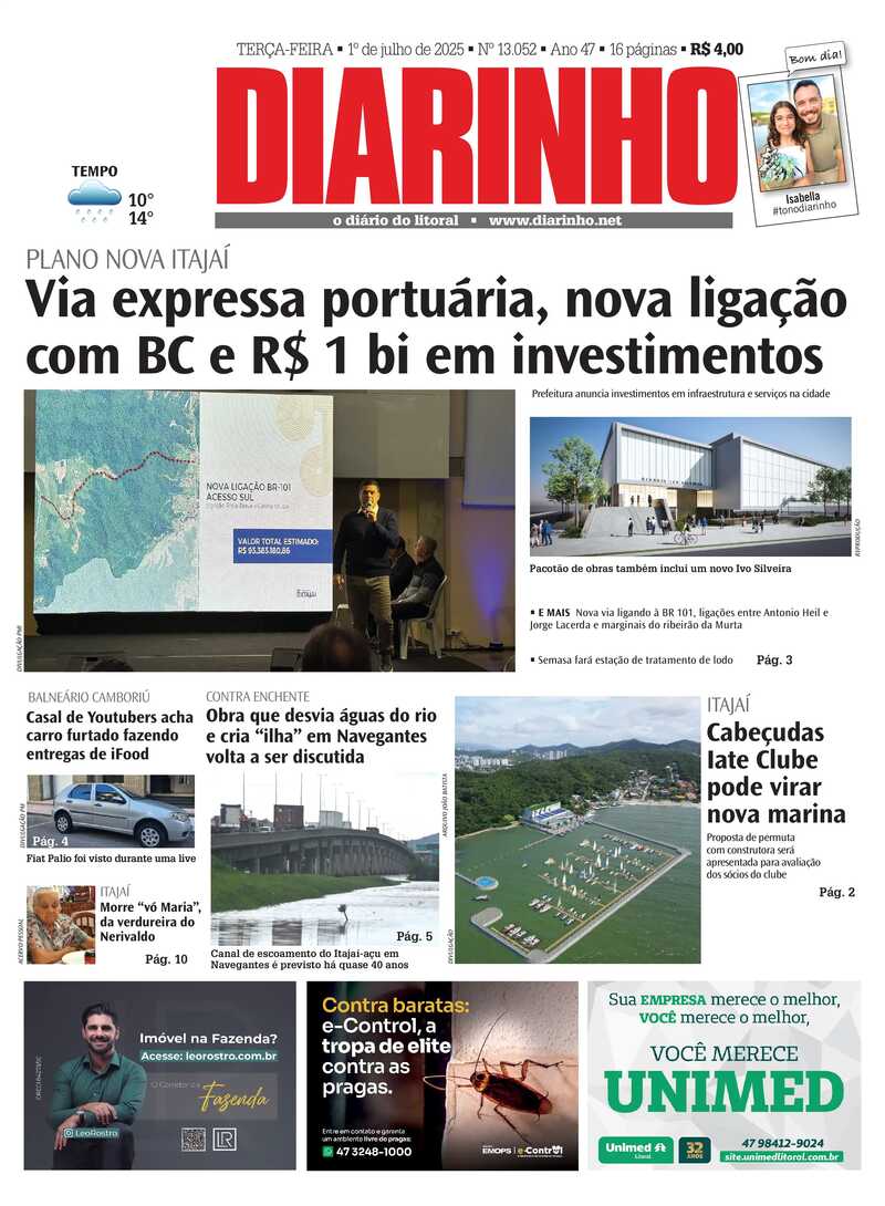 Capa do Jornal