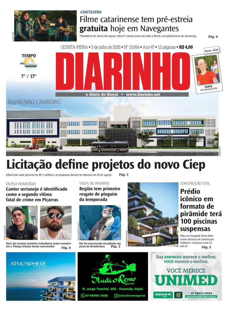 Capa do Jornal