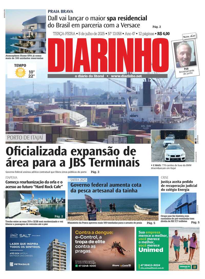 Capa do Jornal
