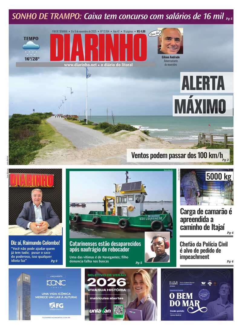 Capa do Jornal