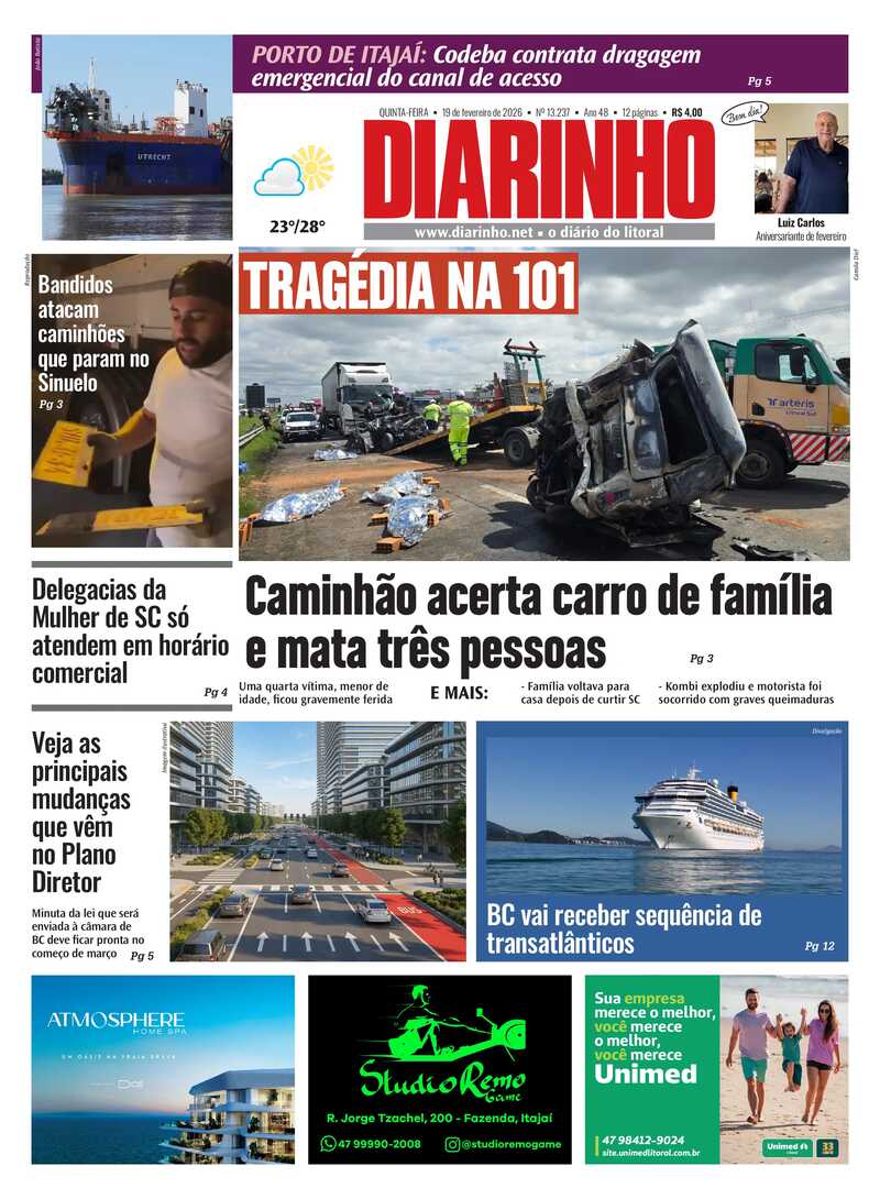 Capa do Jornal