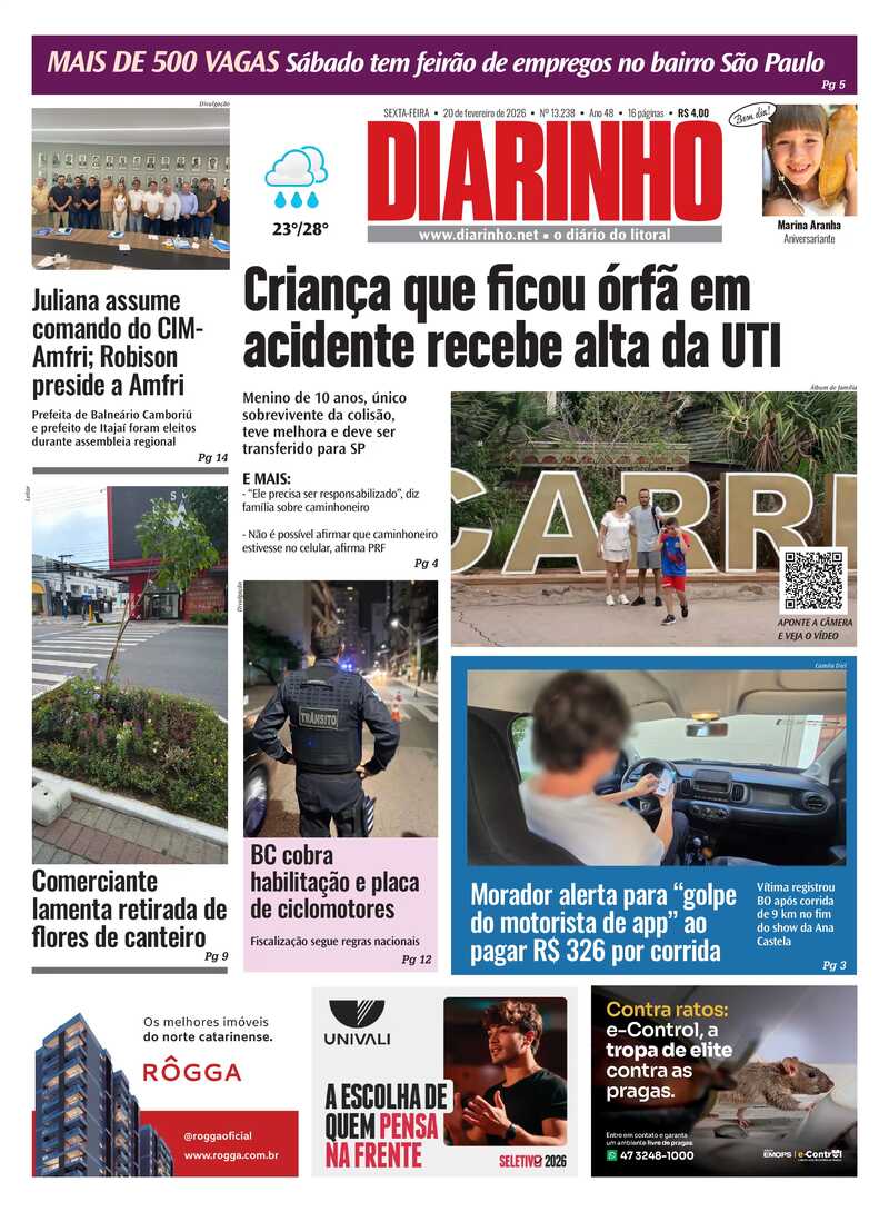 Capa do Jornal