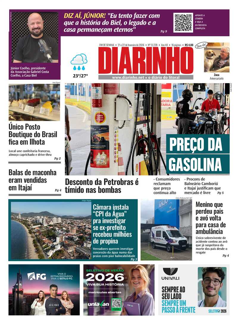 Capa do Jornal