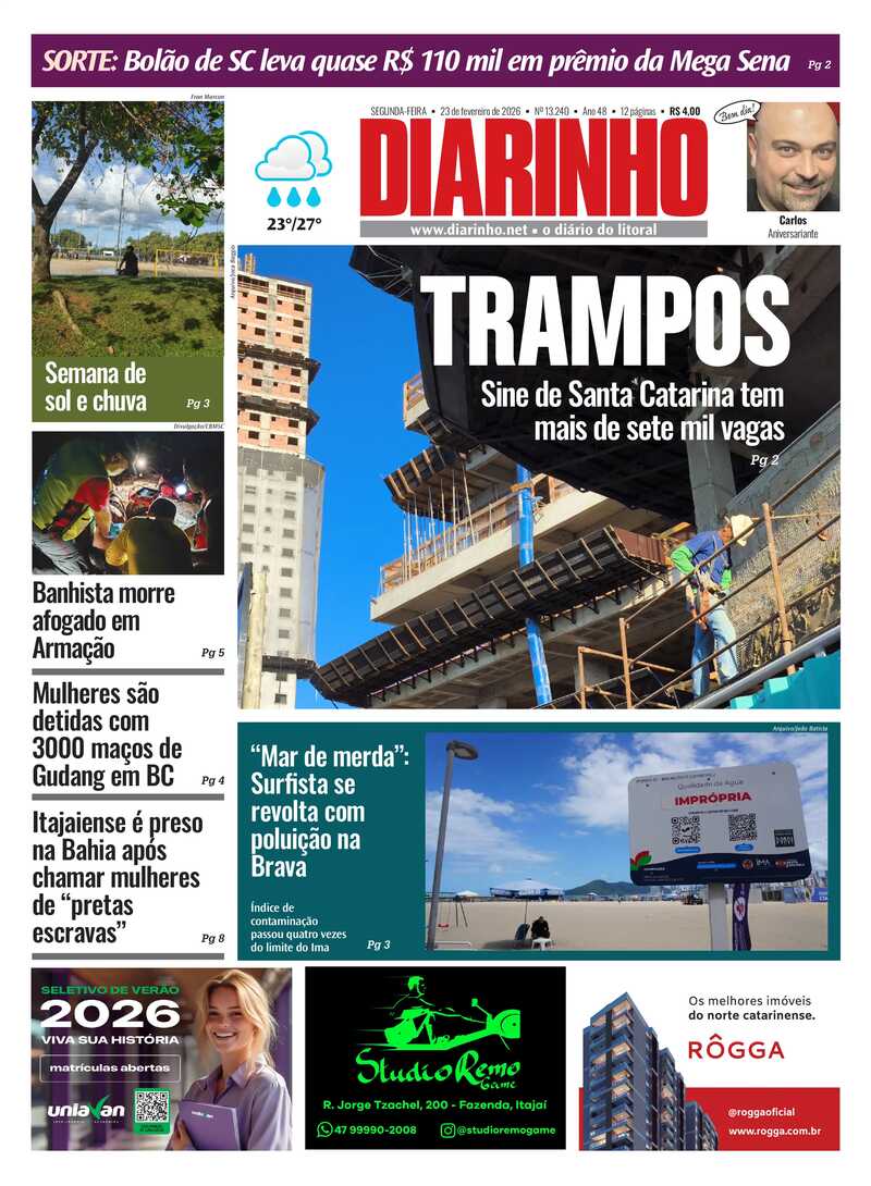 Capa do Jornal