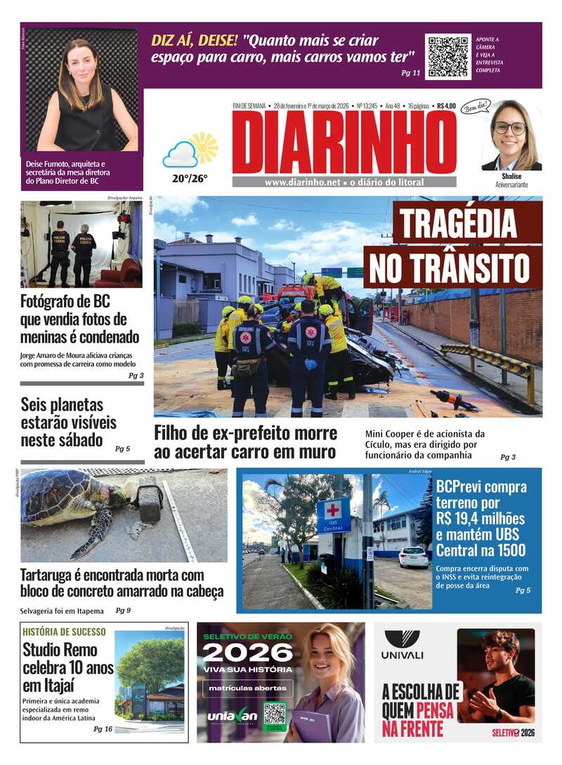 Capa do Jornal