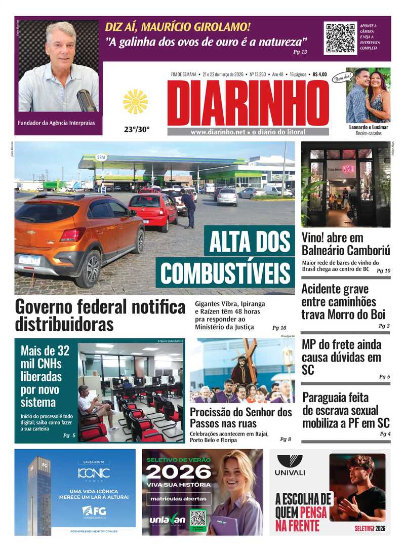 Capa do Jornal