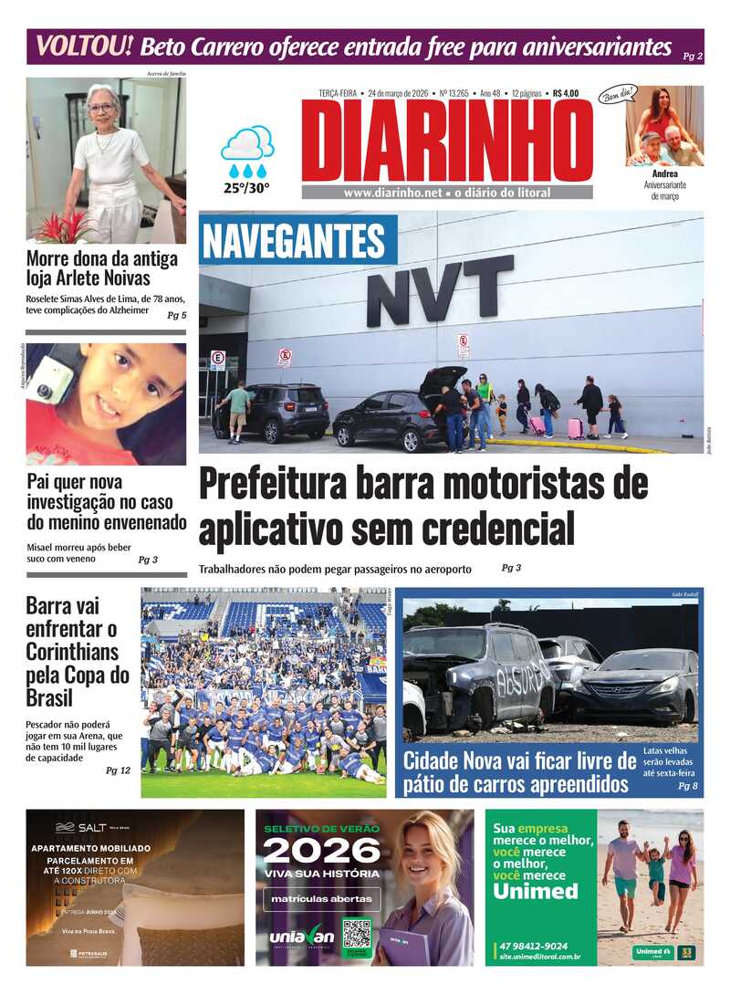 Capa do Jornal