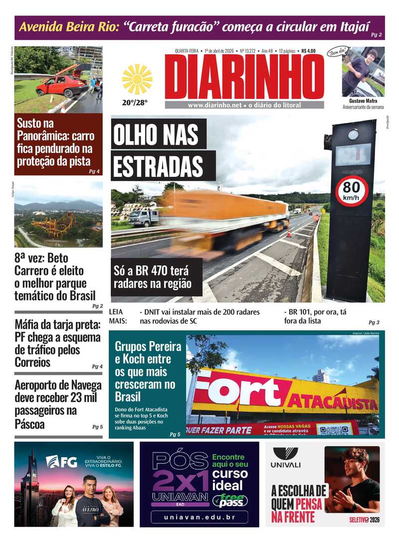 Capa do Jornal