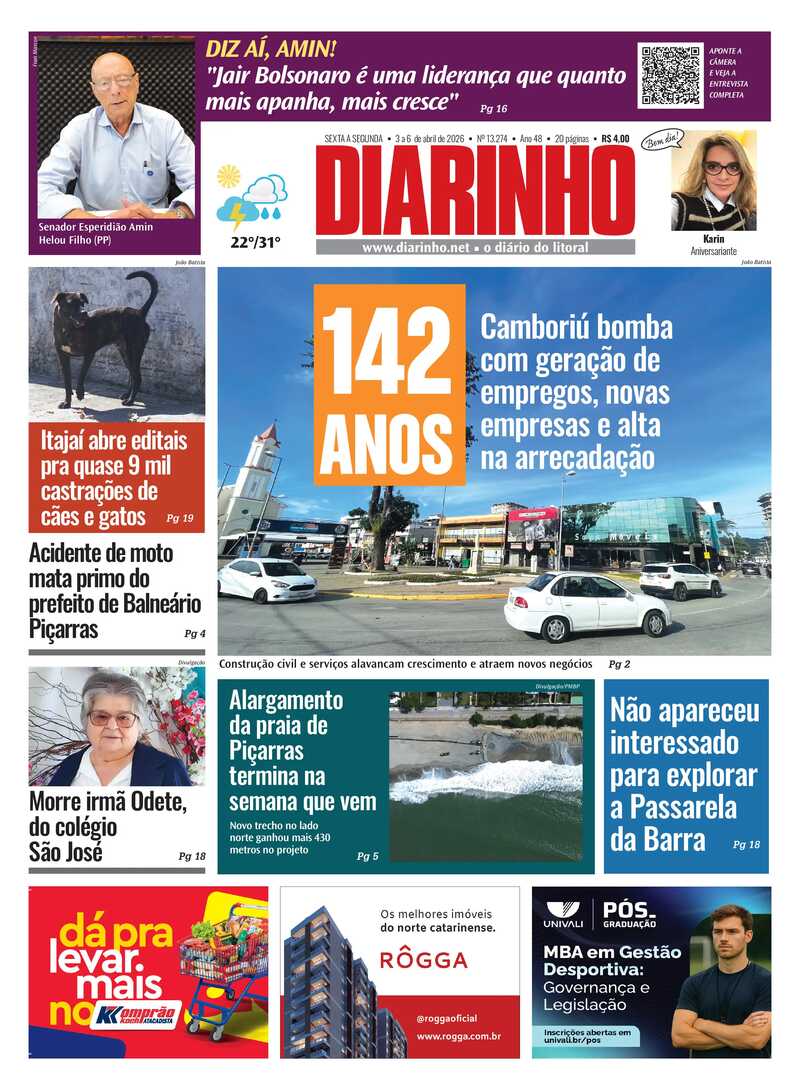 Capa do Jornal