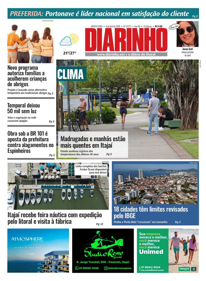 Capa do Jornal
