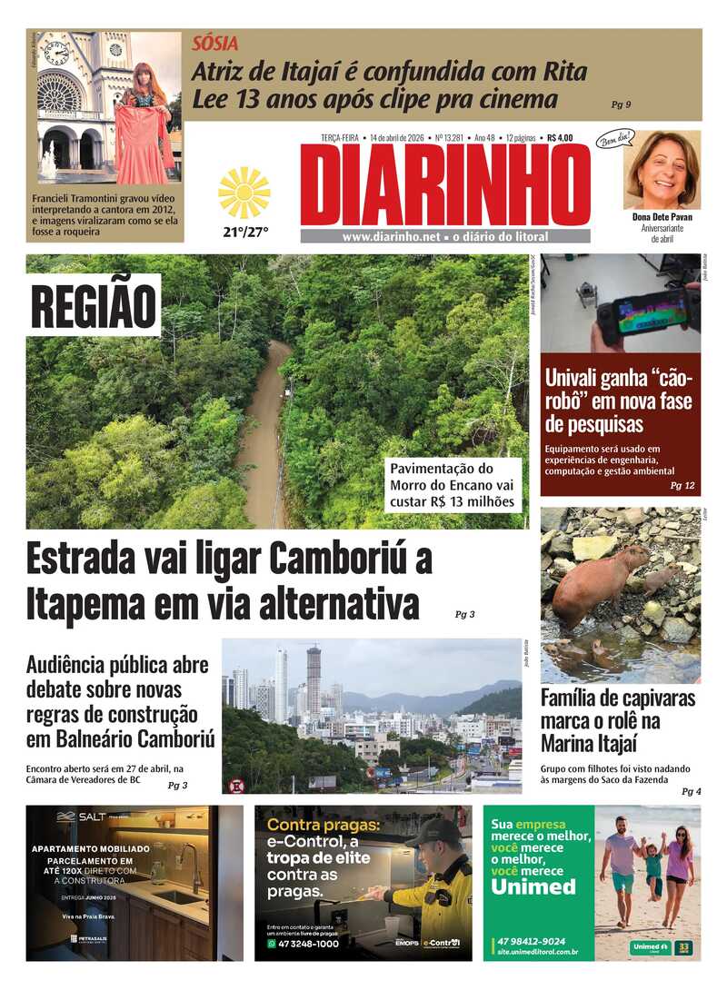 Capa do Jornal