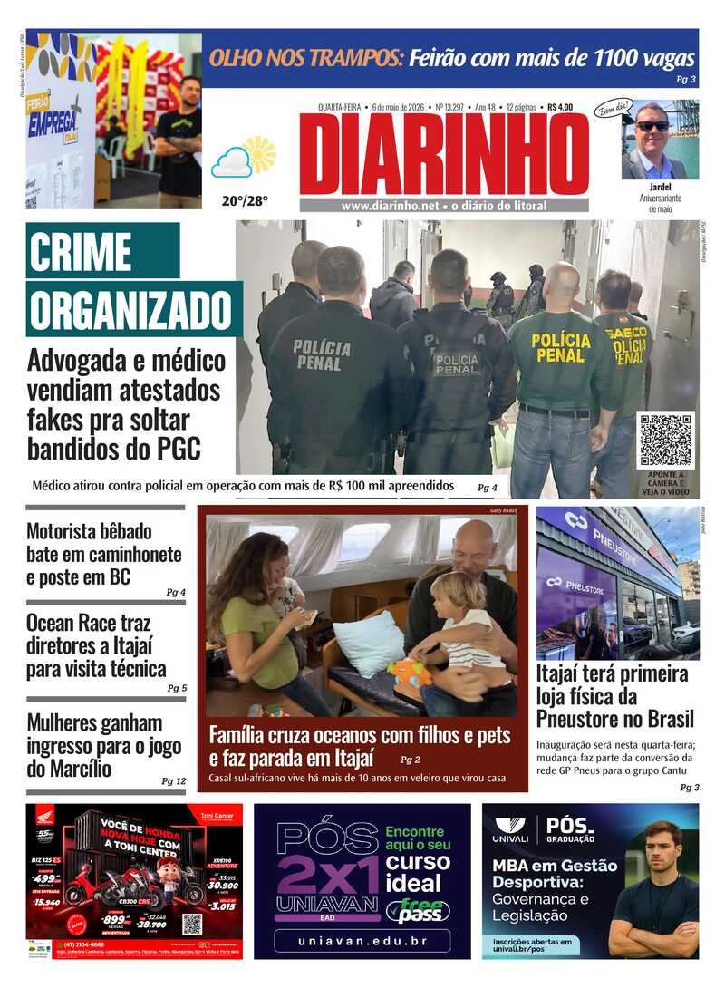 Capa do Jornal