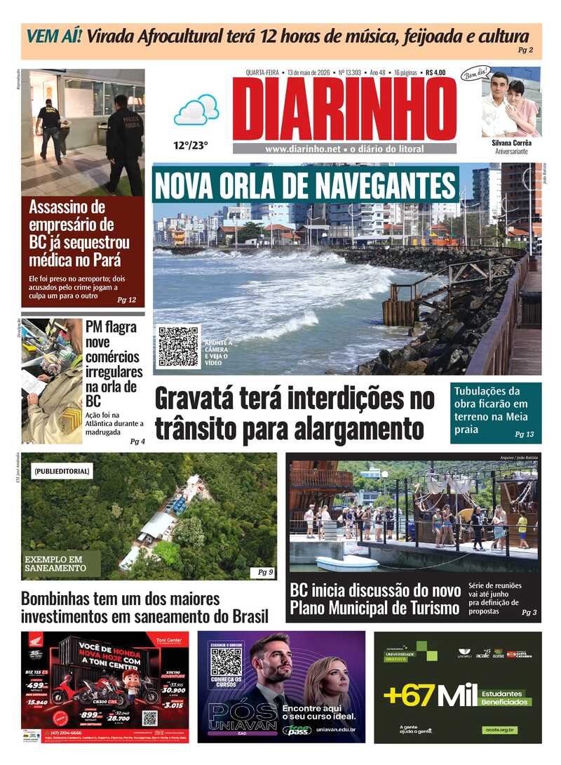 Capa do Jornal