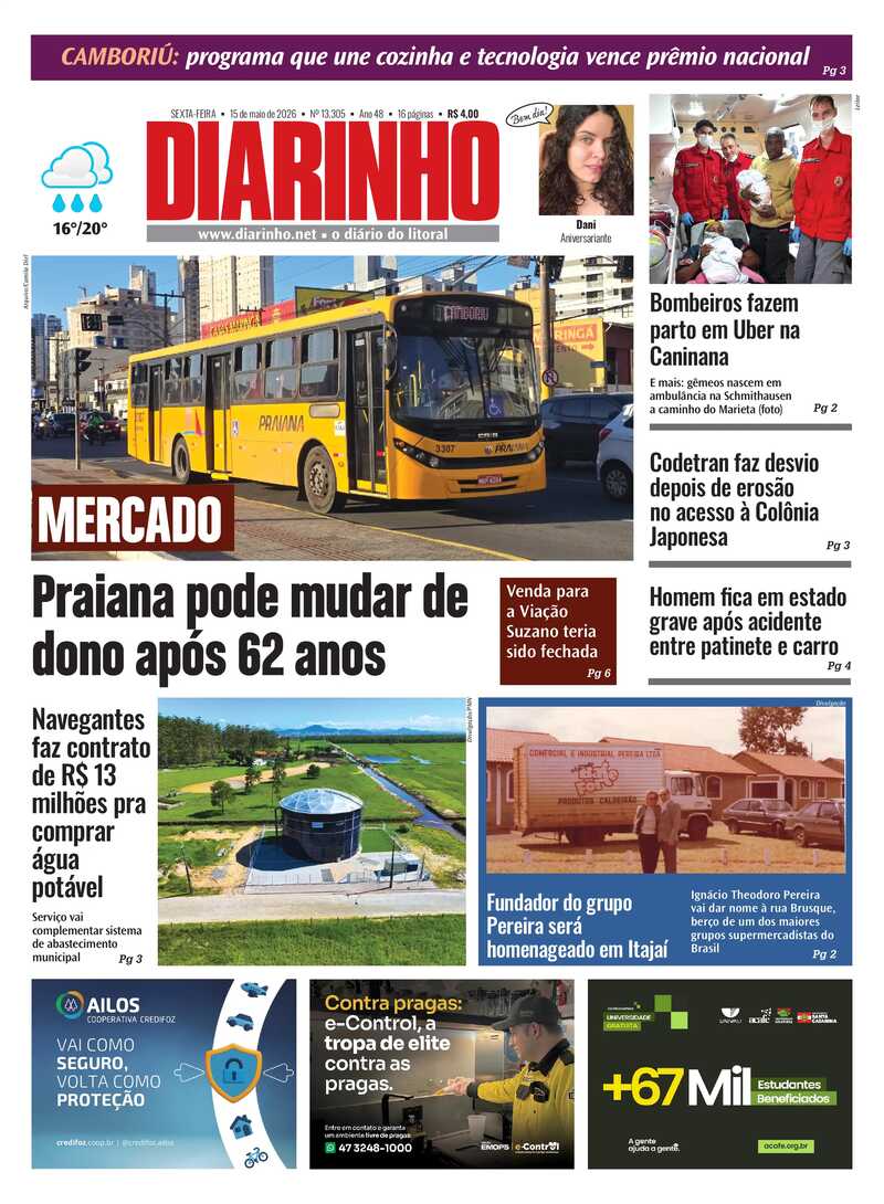 Capa do Jornal