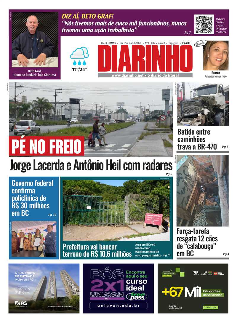 Capa do Jornal