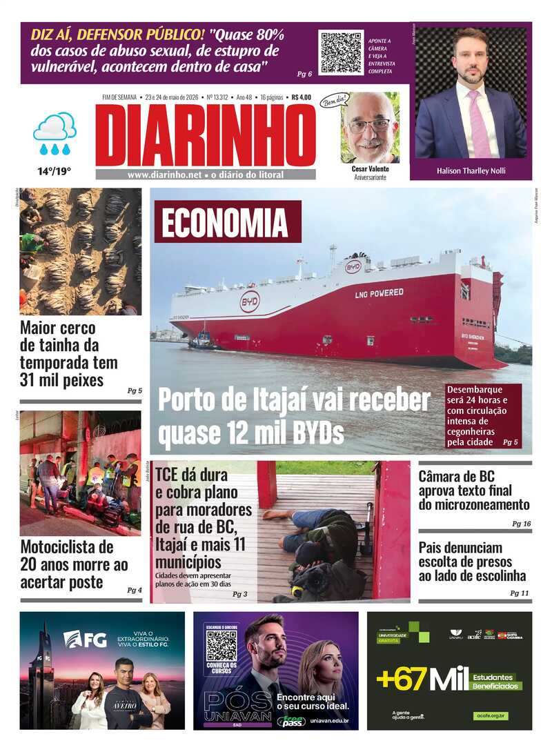 Capa do Jornal