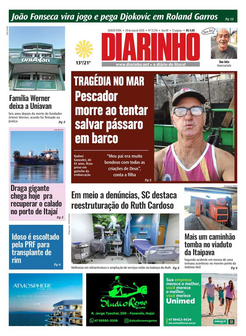 Capa do Jornal