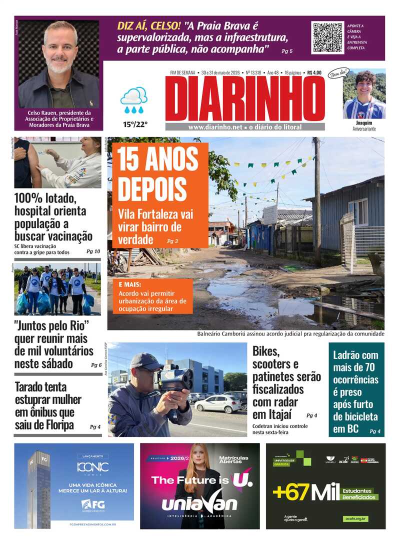 Capa do Jornal