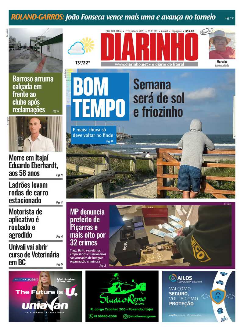Capa do Jornal