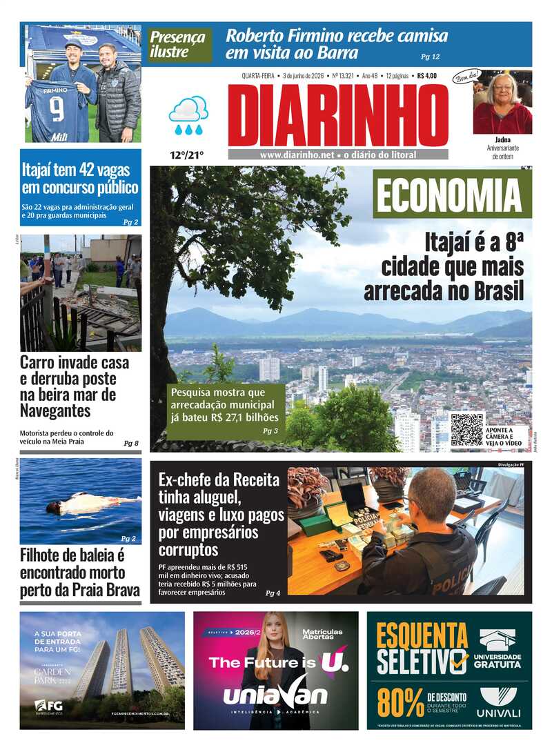 Capa do Jornal