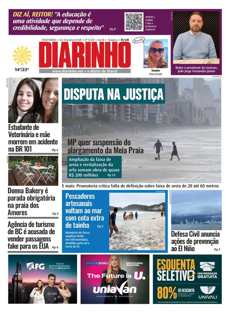 Capa do Jornal