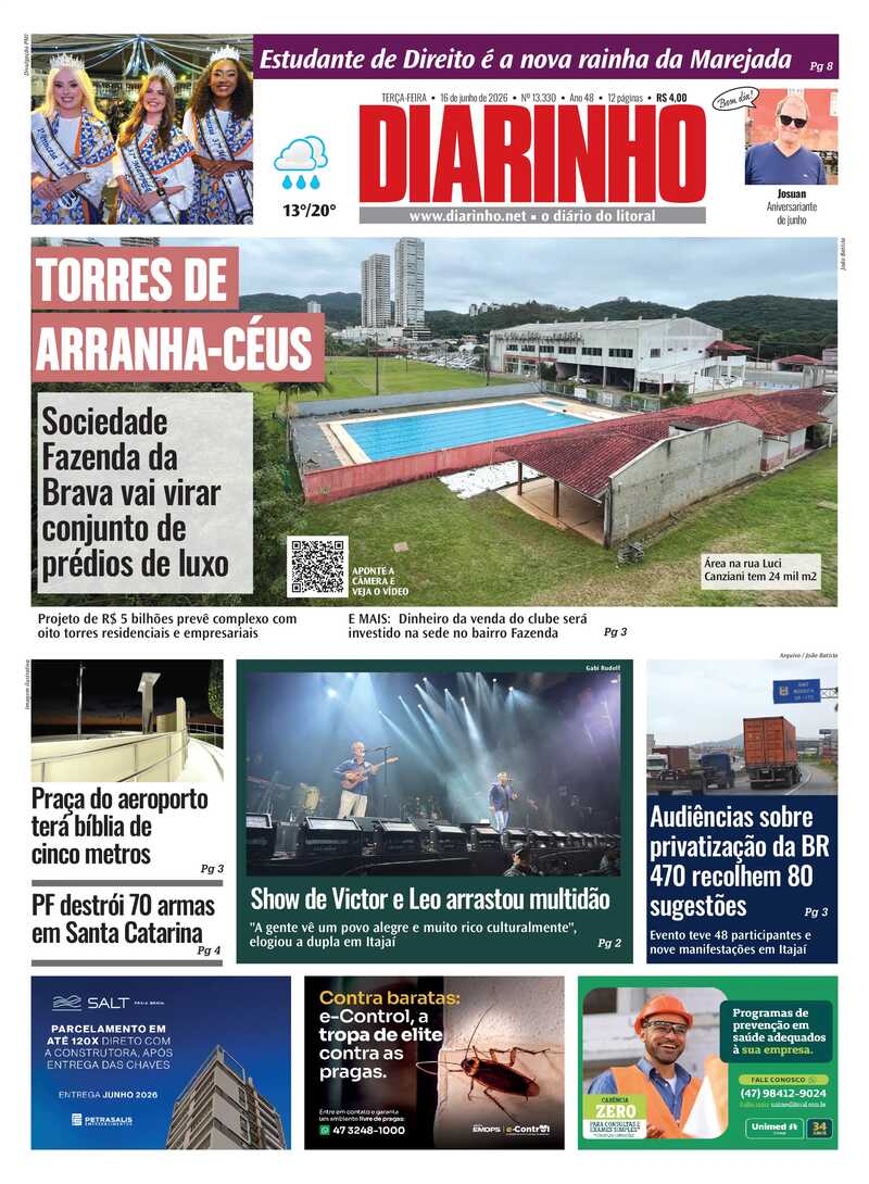 Capa do Jornal