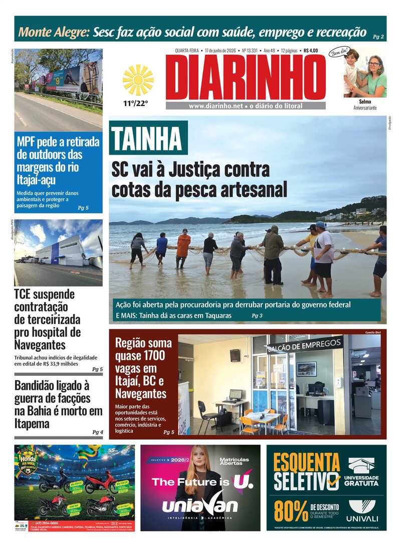 Capa do Jornal