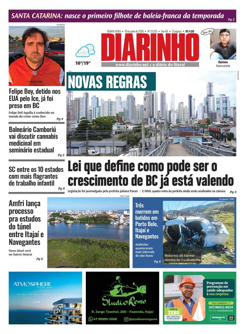 Capa do Jornal