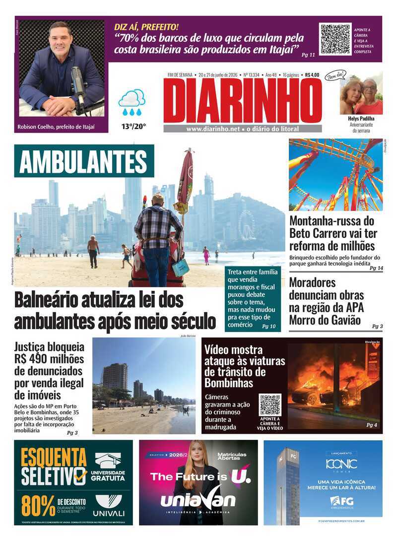 Capa do Jornal