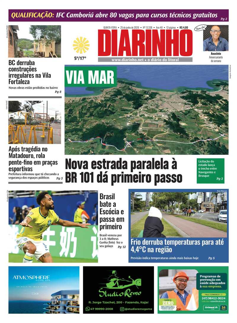 Capa do Jornal