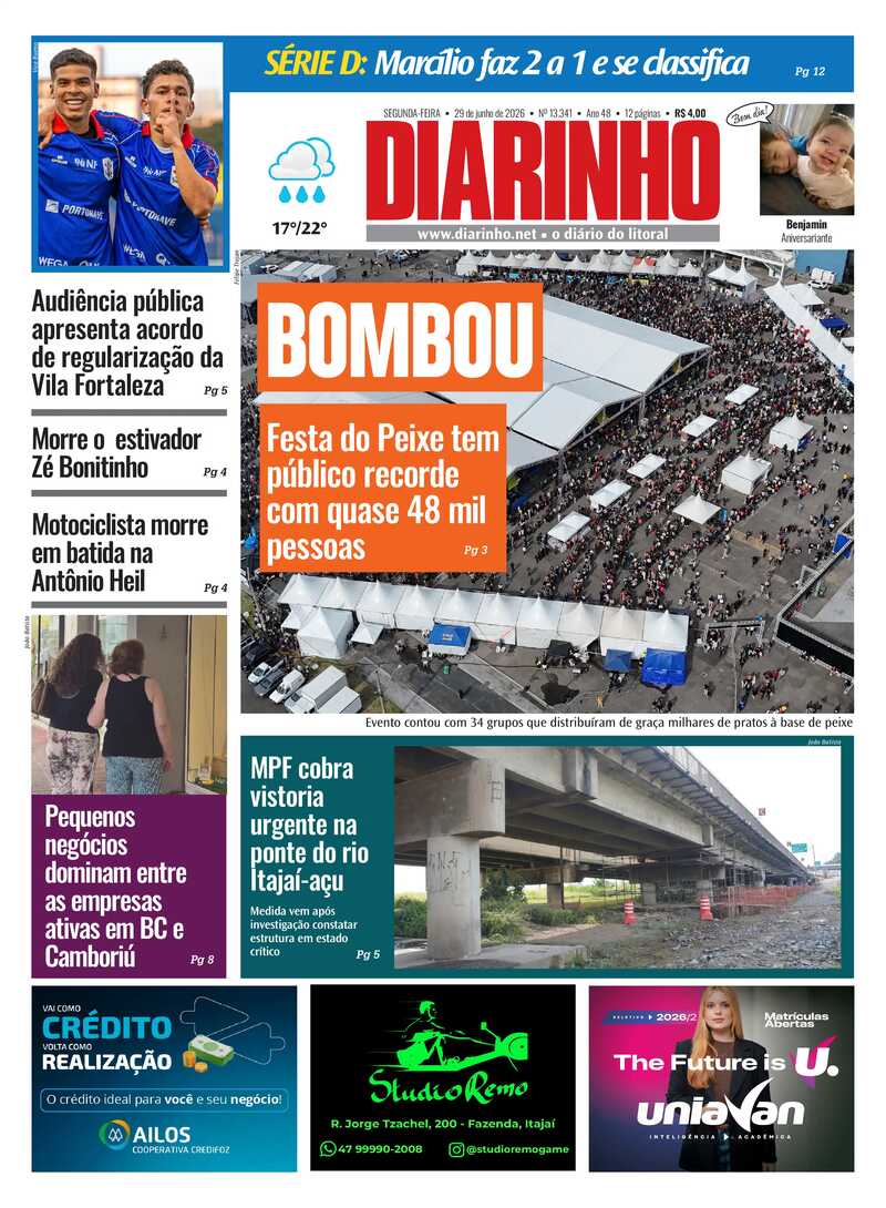 Capa do Jornal