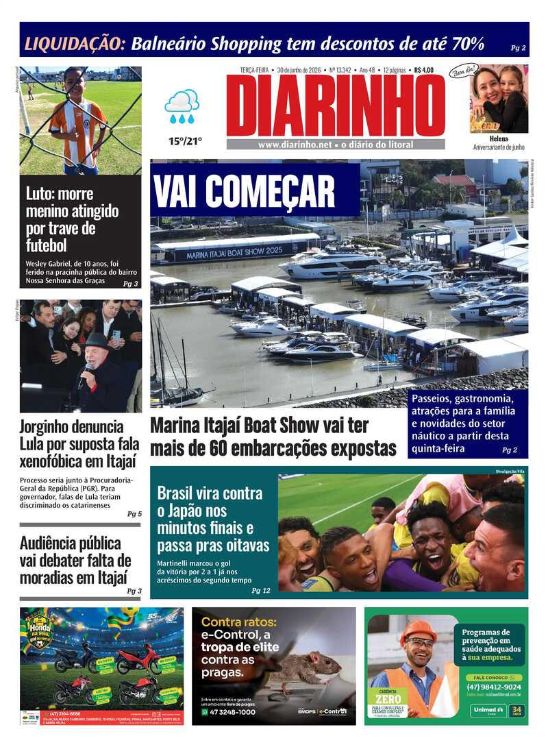 Capa do Jornal