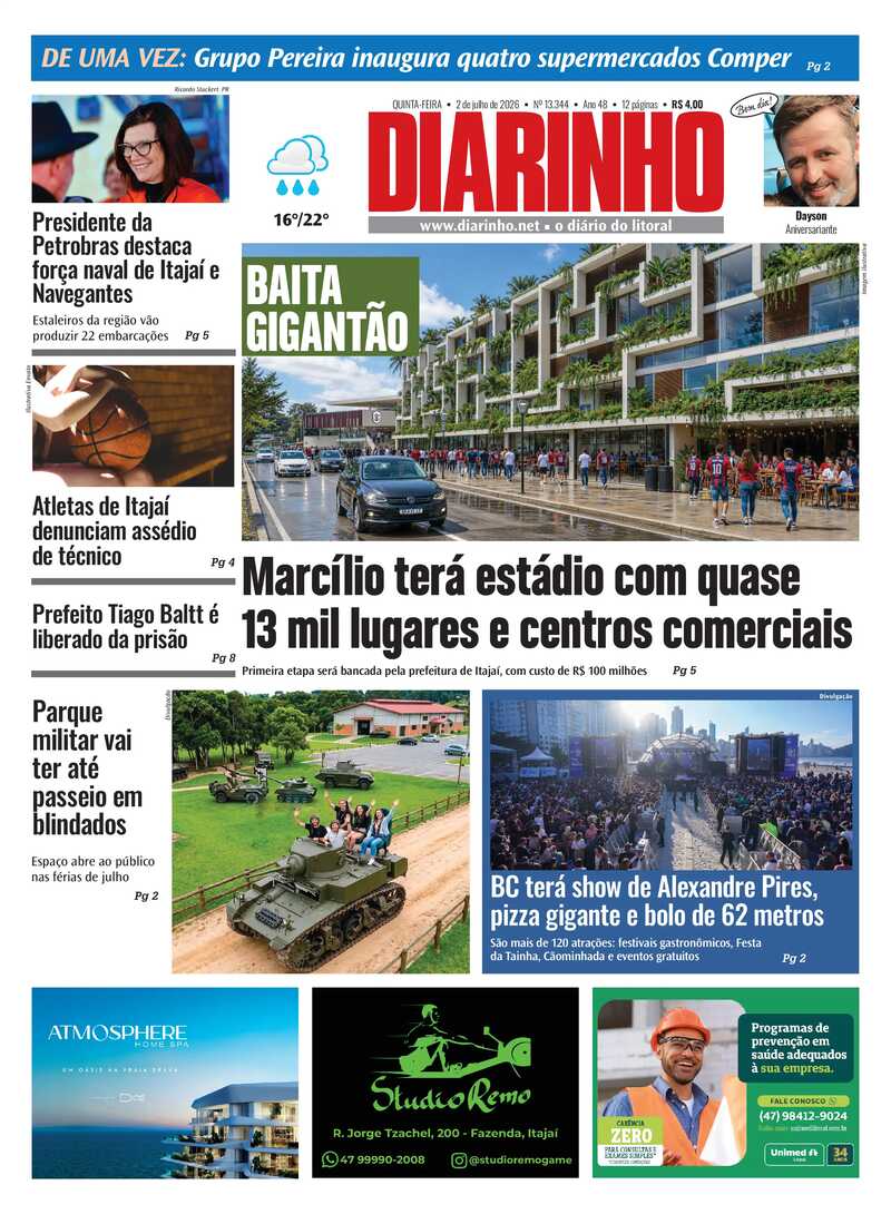 Capa do Jornal