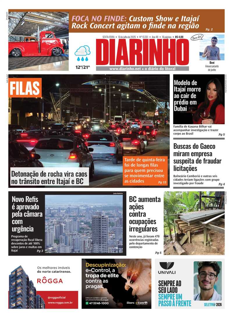 Capa do Jornal