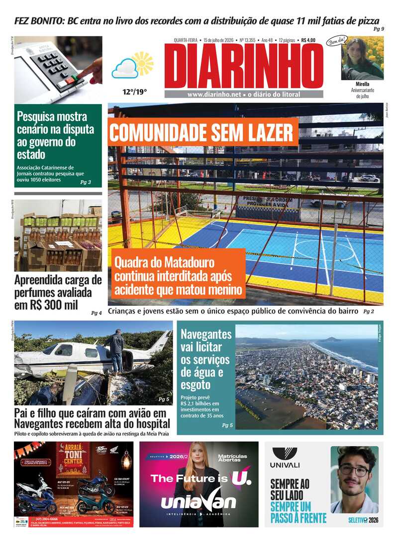 Capa do Jornal