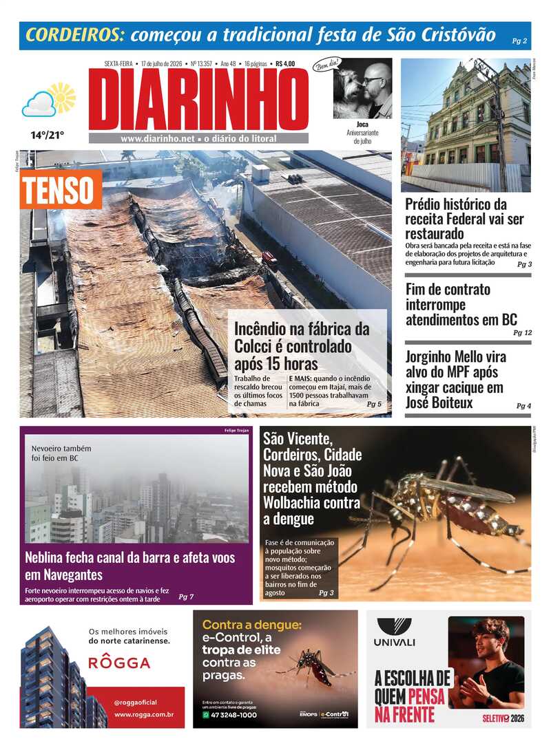 Capa do Jornal