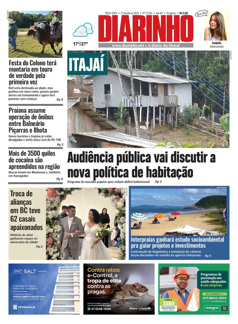 Capa do Jornal