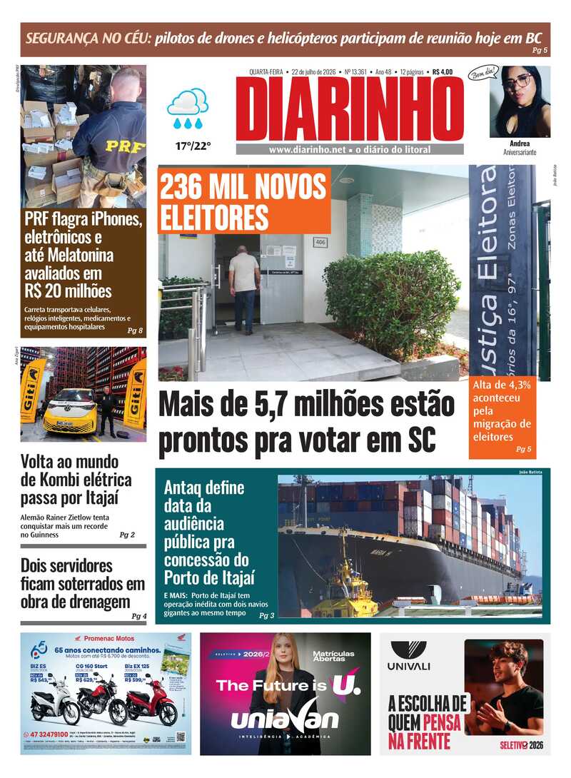 Capa do Jornal