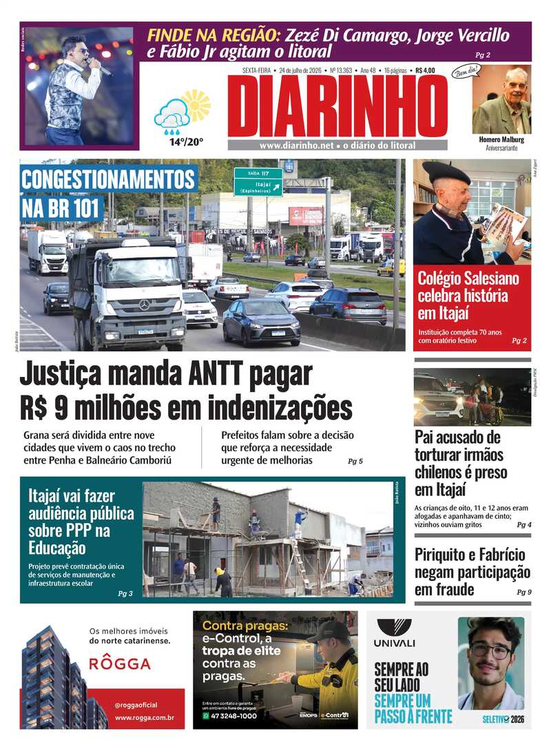 Capa do Jornal