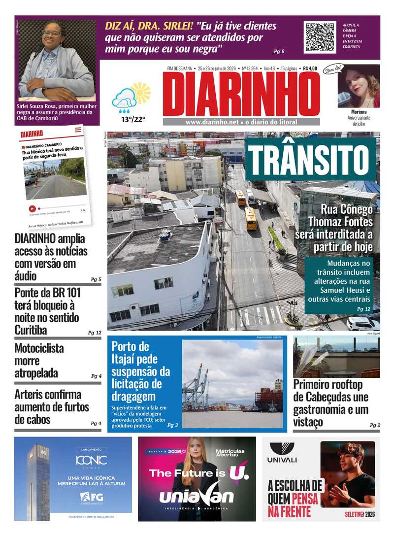 Capa do Jornal