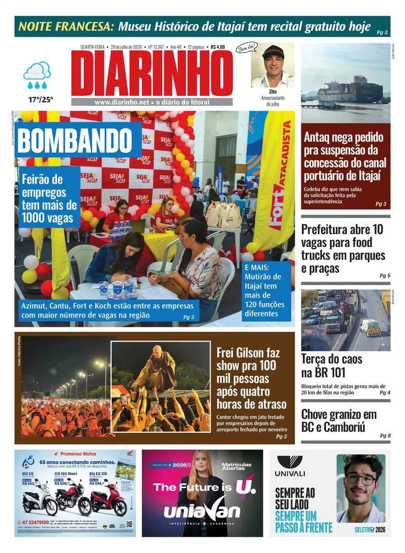 Capa do Jornal
