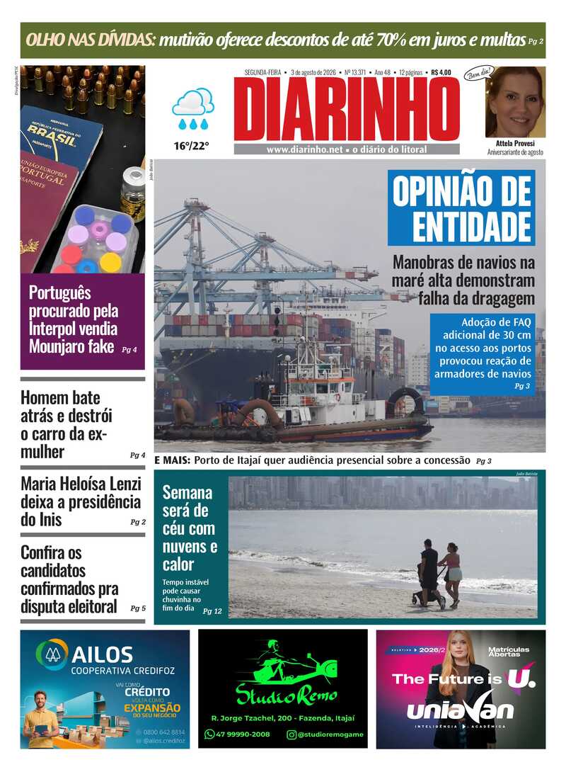 Capa do Jornal