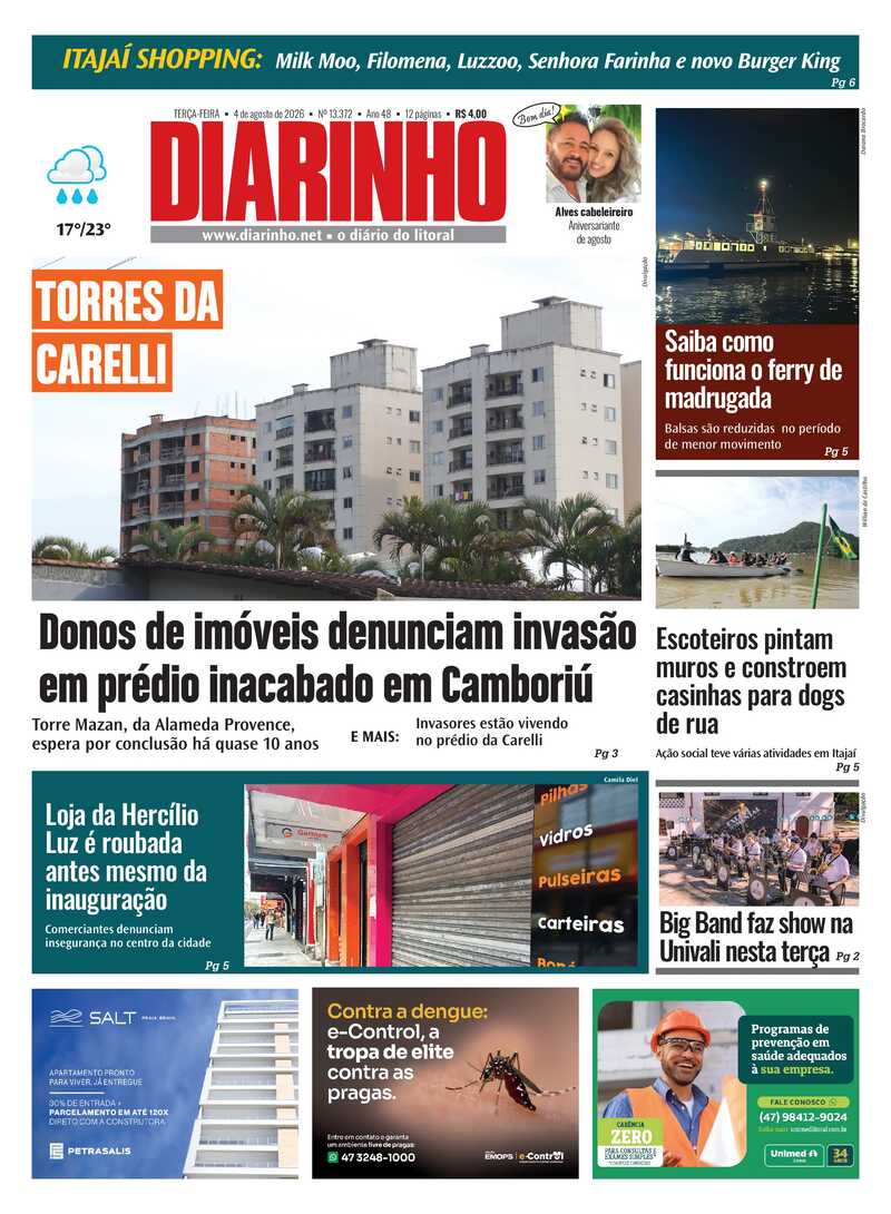 Capa do Jornal