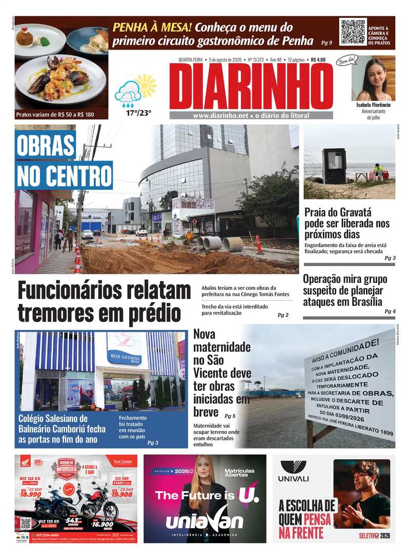 Capa do Jornal