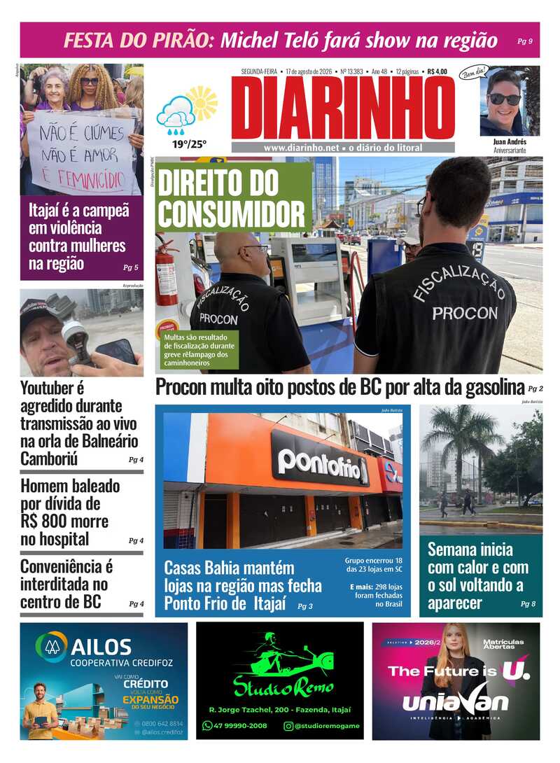 Capa do Jornal