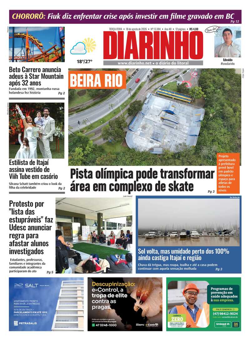 Capa do Jornal