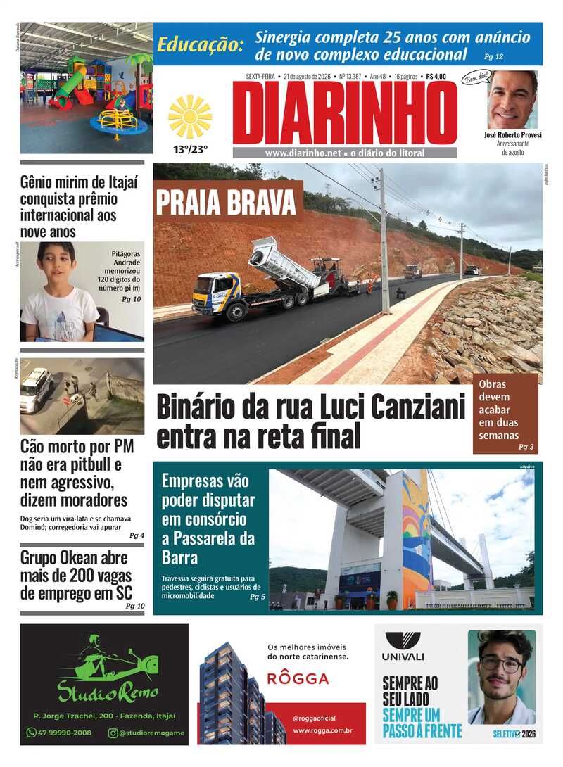 Capa do Jornal